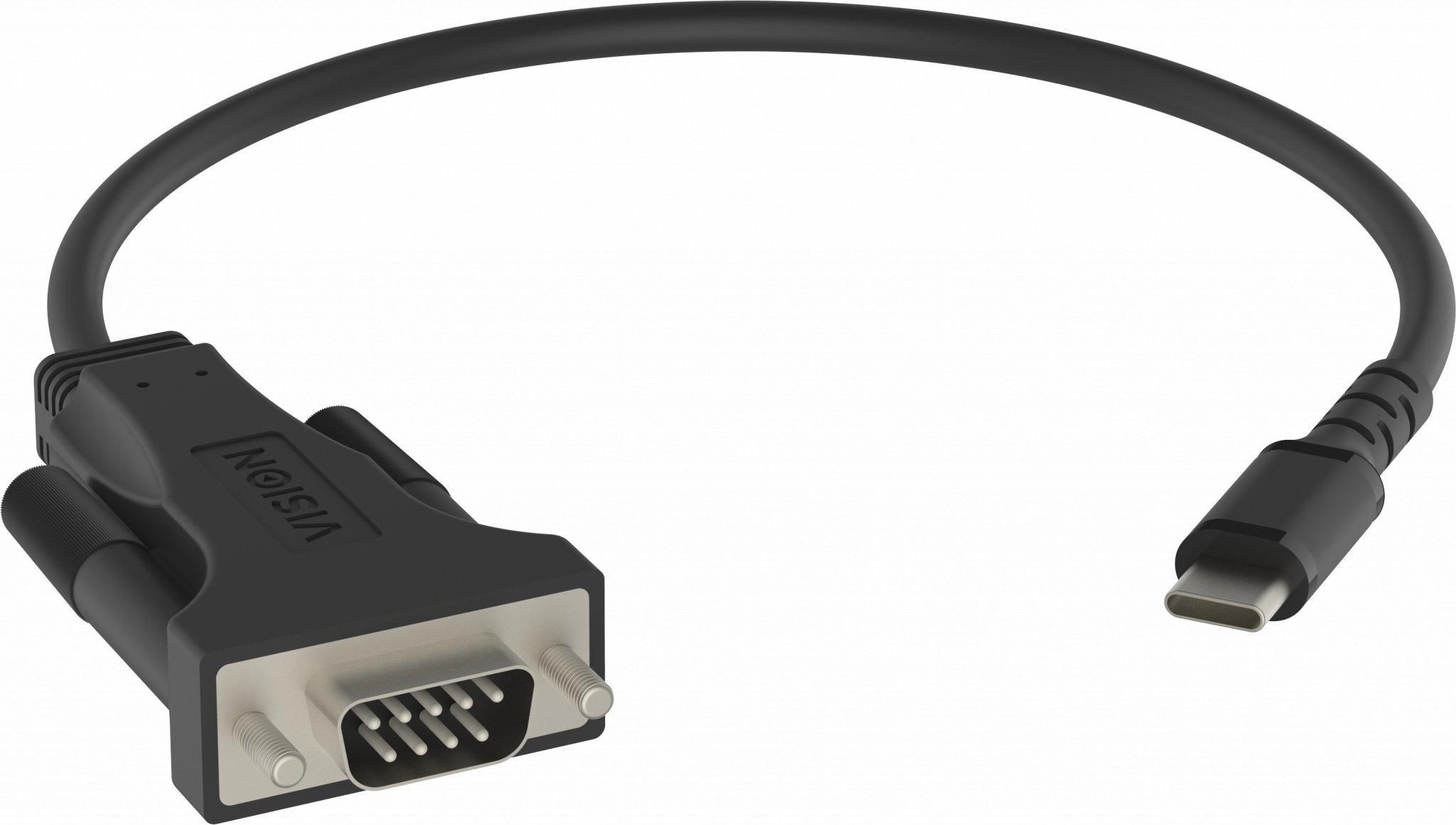 Kabel USB Vision Professional installationstauglicher Adapter USB-C zu Serial RS-232 - 30 JAHRE GARANTIE - funktioniert mit Mac und PC - im Standard-C