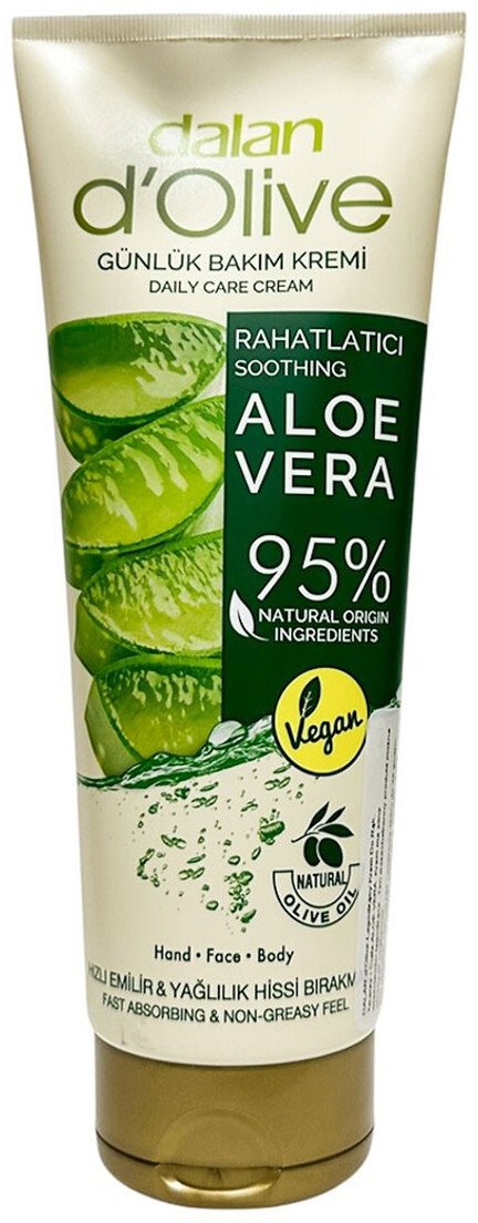 Nusuk DALAN d`Olive Krem kojący do rąk twarzy i ciała z aloesem 250ml