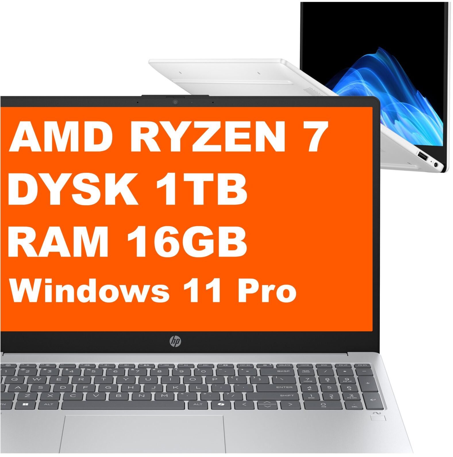 HP OmniBook 3 15-fn0087nr Ryzen AI 7 350 / 16 GB / 1 TB / W11 Pro (BM6A6UA)