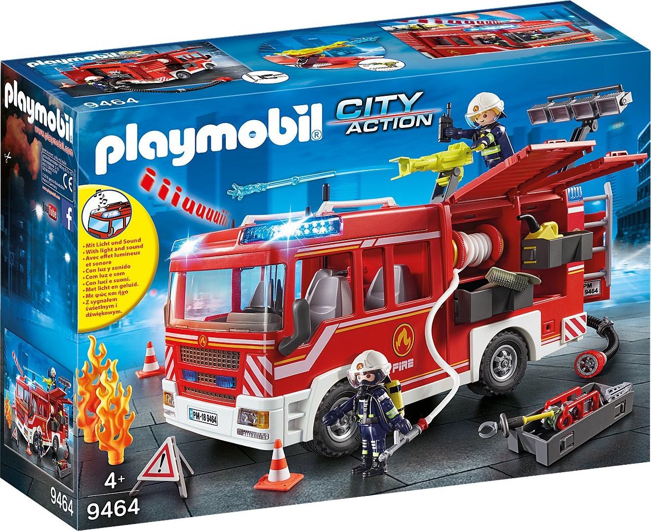 Playmobil City Action Pojazd Ratowniczy Straży Pożarnej (9464)