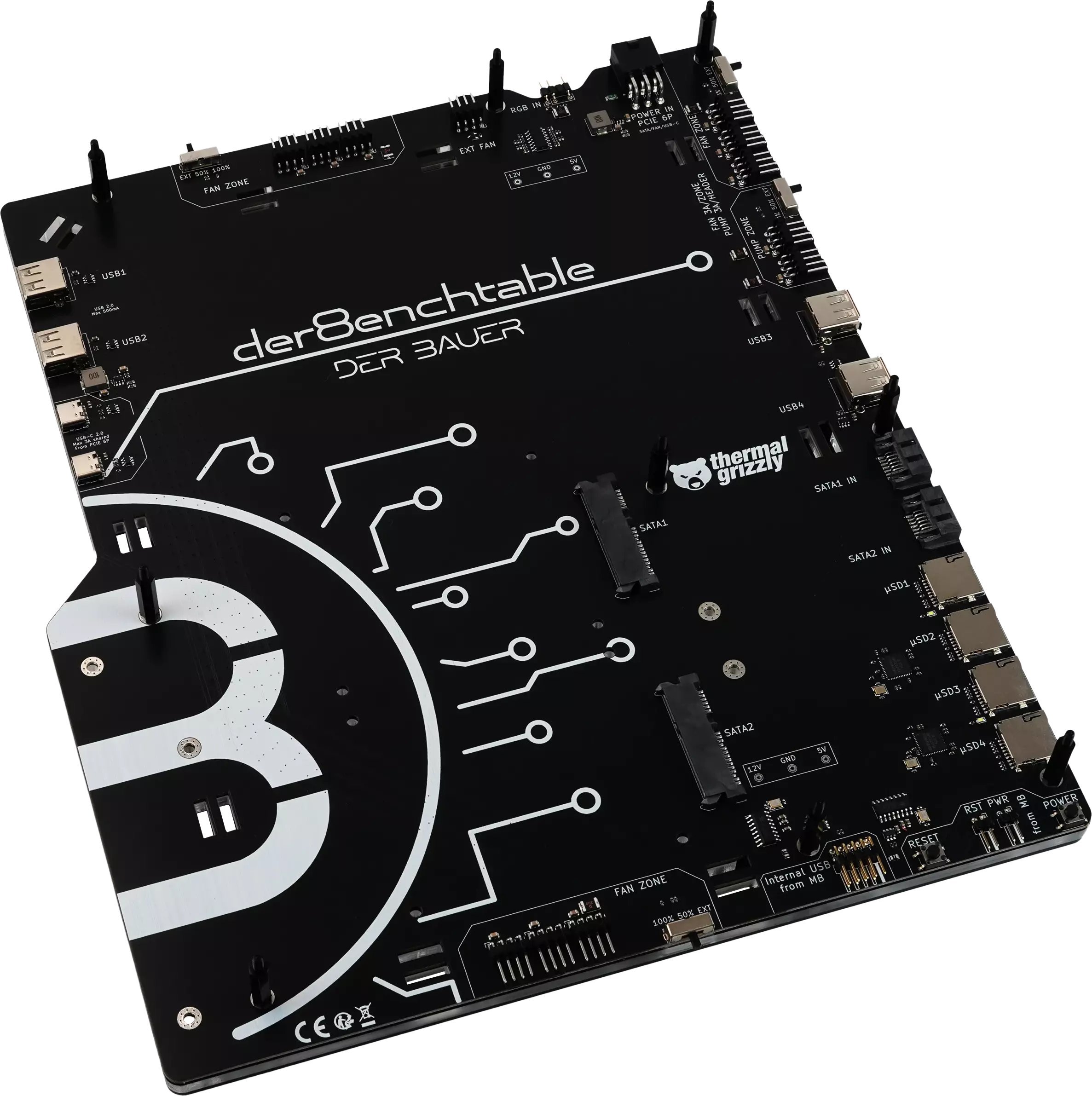 Obudowa Thermal Grizzly der8enchtable czarna (TG-D8-001)