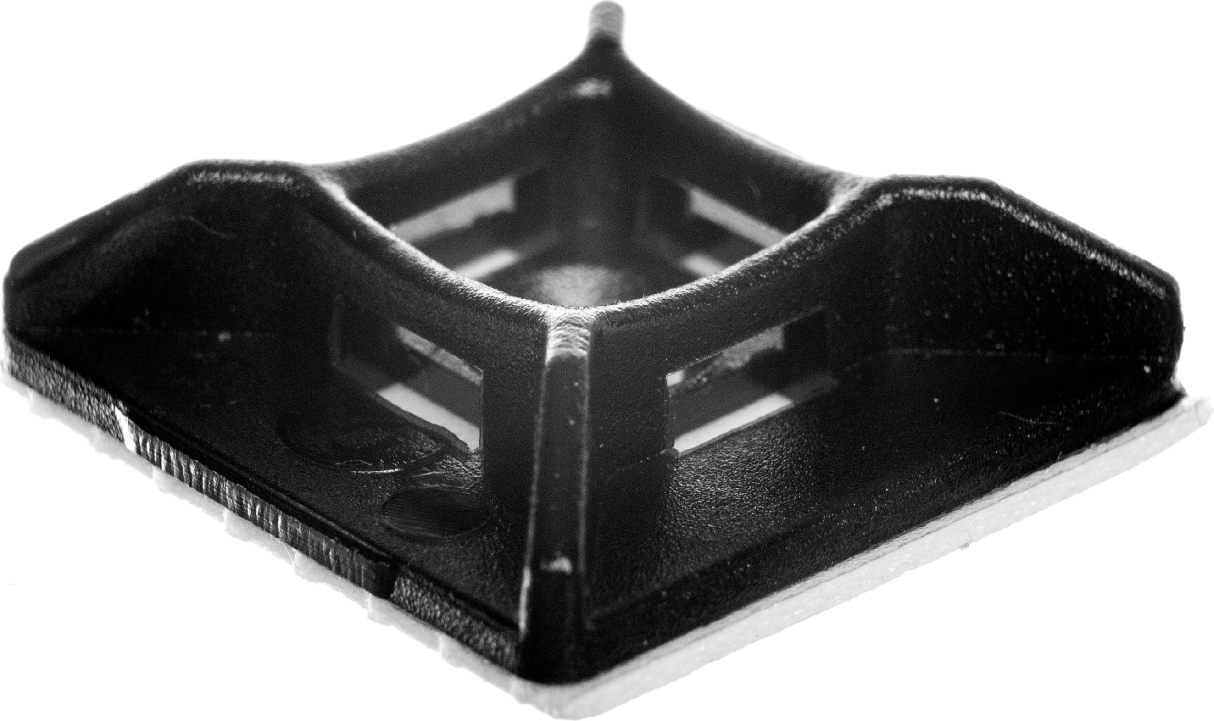 Elektro-Plast Podstawka montażowa do opasek zaciskowych czarna PMS-25-25-UV-100 100szt.