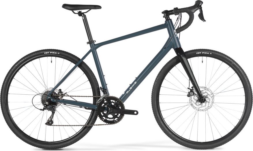 M-bike Merida M-BIKE GRV 100 GRAVEL silex 28" GRAY BLUE Wybierz rozmiar ramy: S