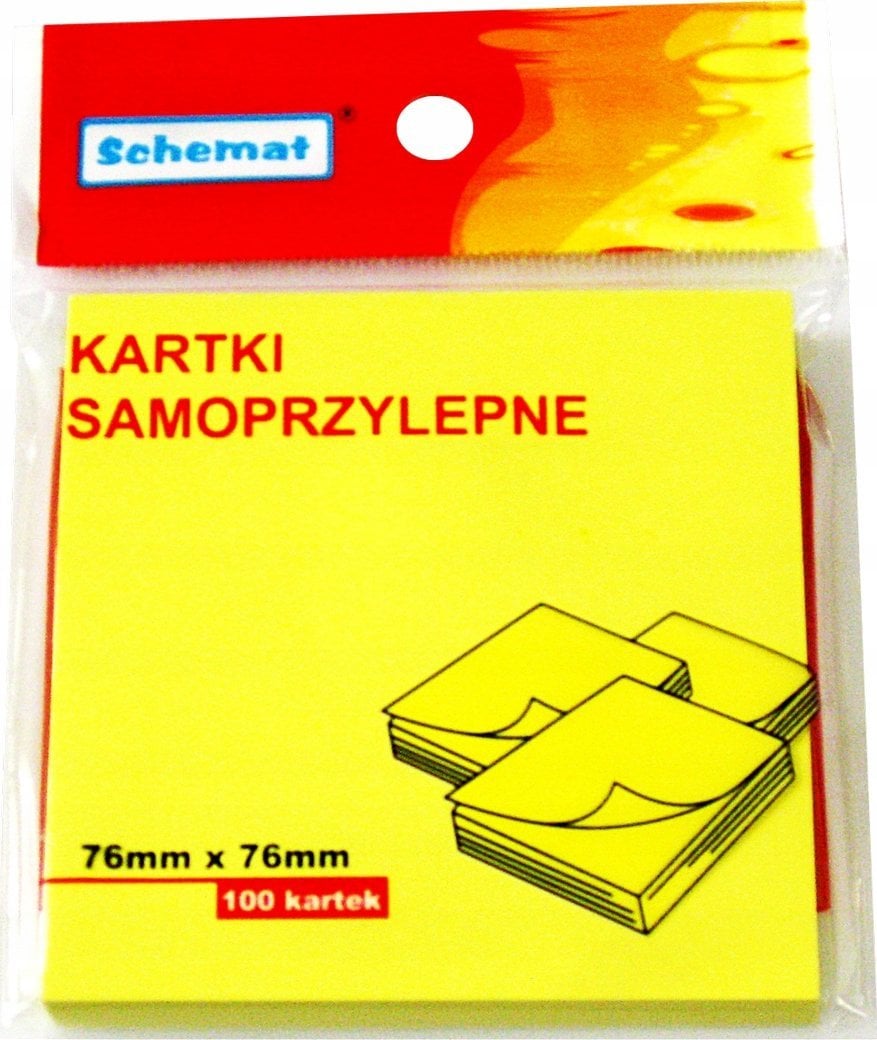 Post-it Karteczki samoprzylepne 76x76mm 100szt