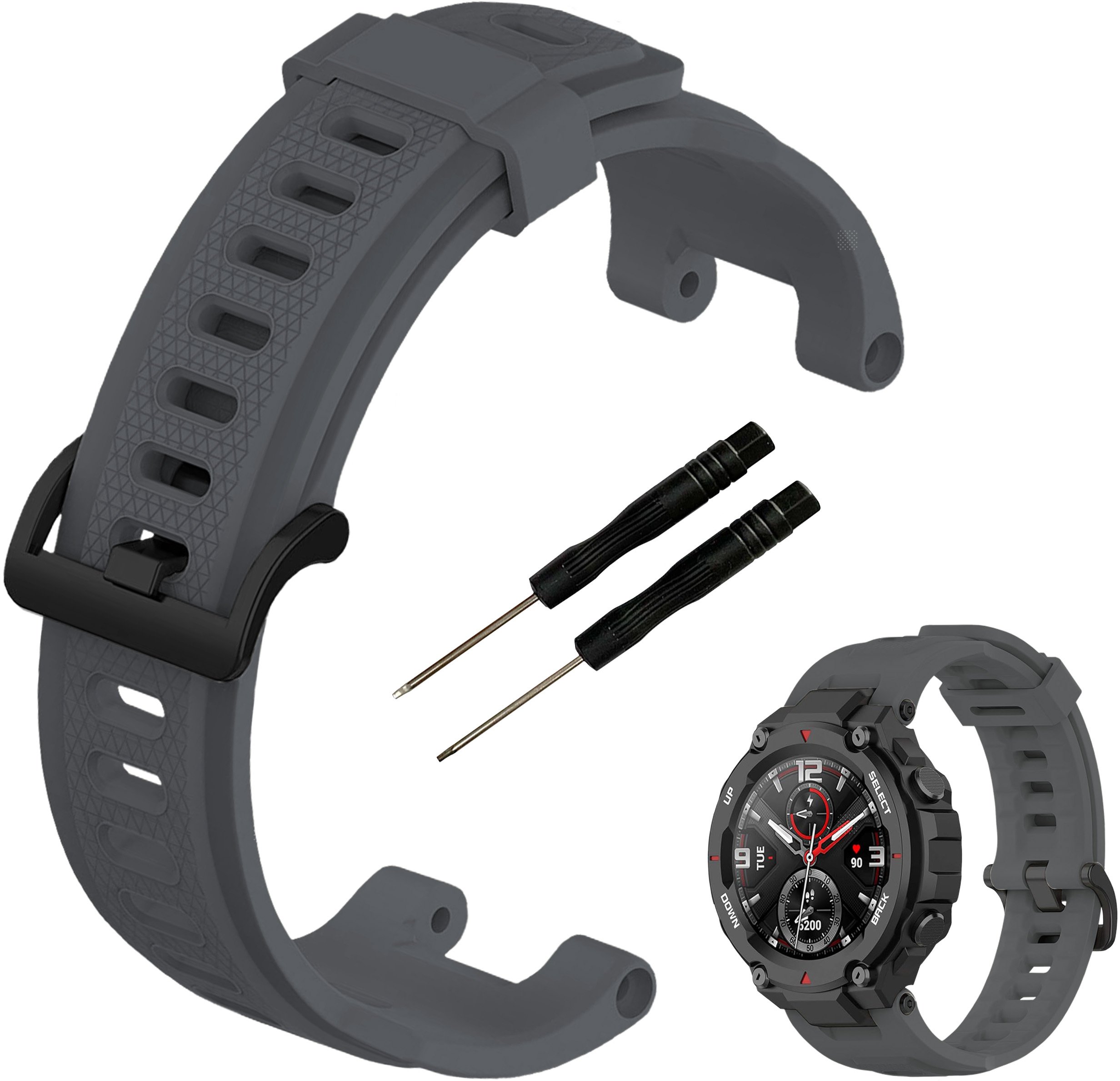 ChronSmarta Pasek ChronSmarta do smartwatch'a Amazfit T-Rex / T-Rex Pro (Szary)