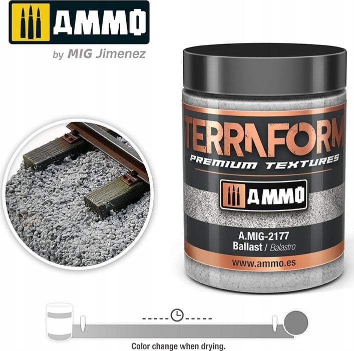 Vallejo Ammo: Terraform Premium Textures - Ballast