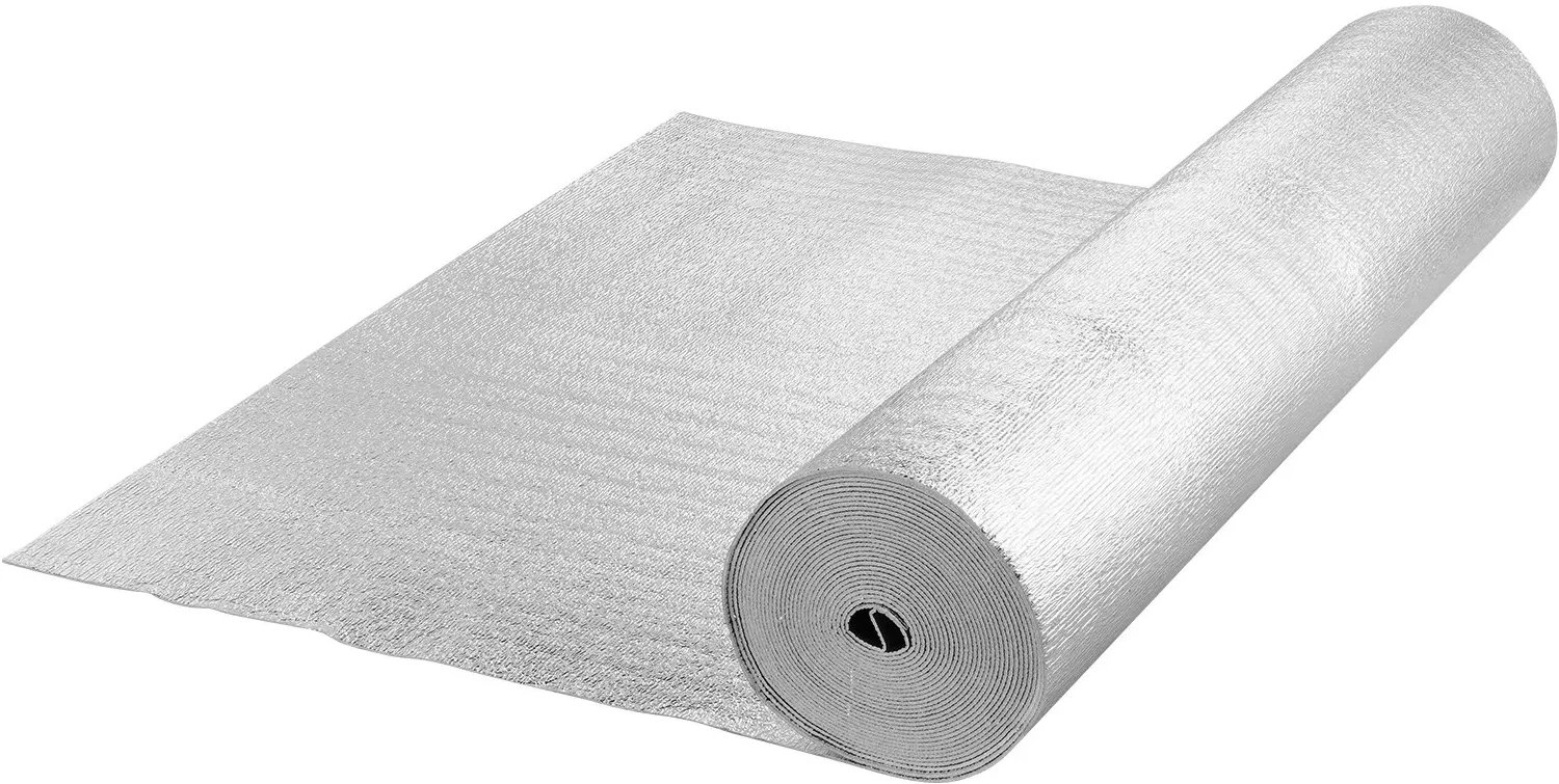 Vevor Folia termoizolacyjna 122x1524 cm dwustronna izolacja piankowa garaż dom