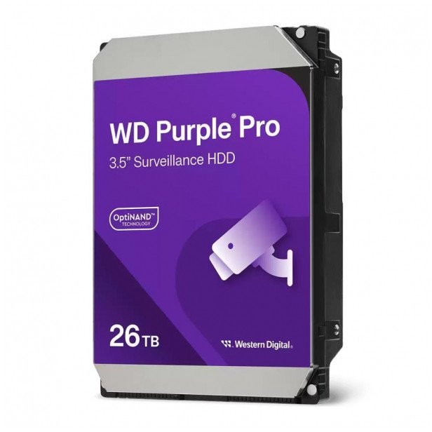Dysk serwerowy WD Purple Pro 26TB 3.5'' SATA III (6 Gb/s) (WD260PURP)