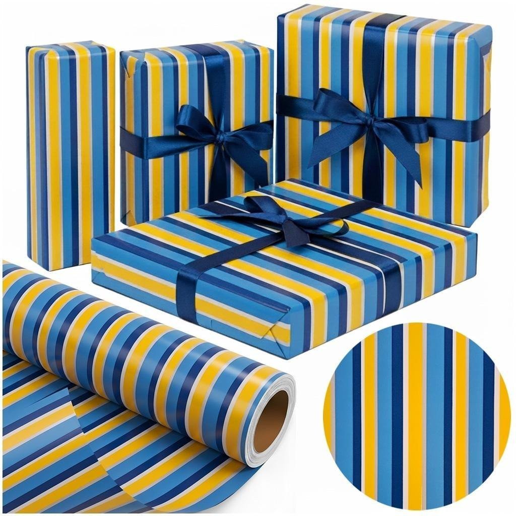 RAJA Papier ozdobny Morskie Pasy X-Strong 38cmx20m