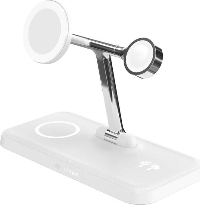 Ładowarka Hyper Targus HYPERJUICE QI2 4 IN 1/CHARGING STAND - Baltas
