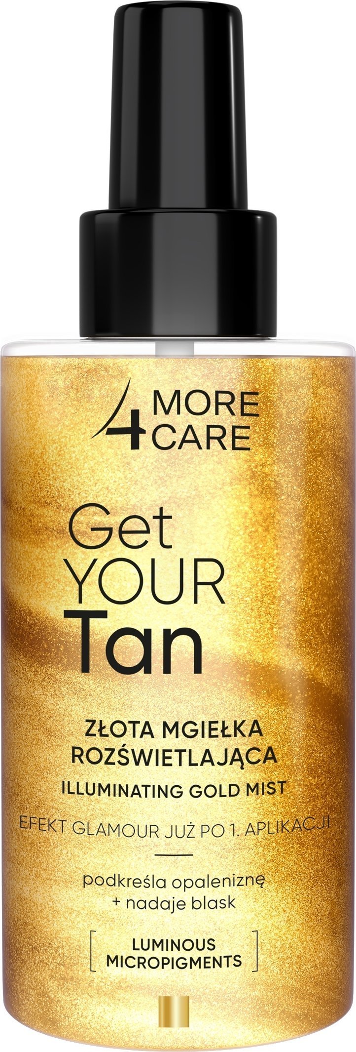 MORE4CARE złota mgiełka rozświetlająca 150ml