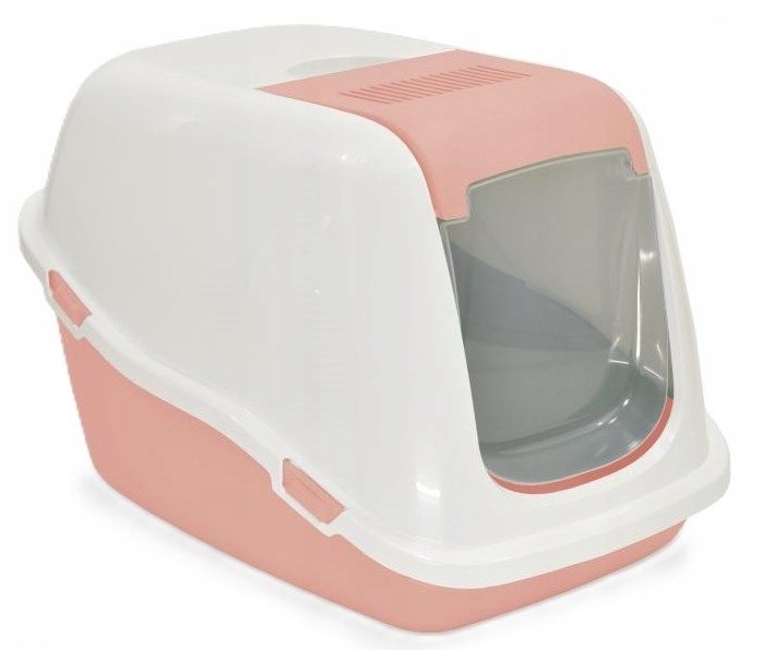 Kerbl Zamykana kuweta ELLA Comfort Rose 57x39x41