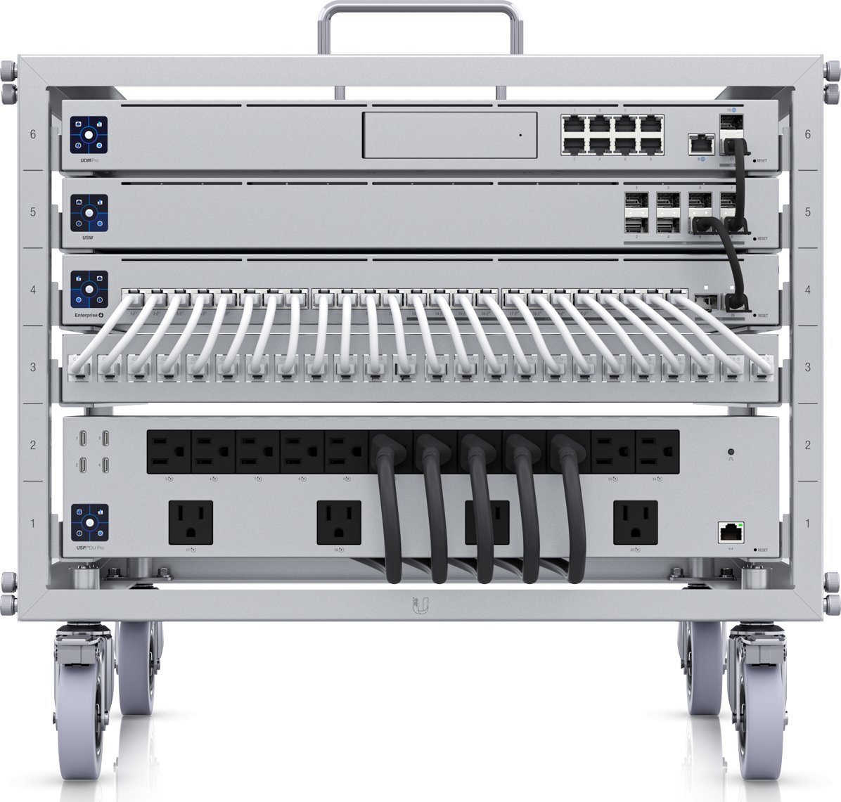   Ubiquiti UBNT U-Rack-6U-TL, Toolless Mini Rack