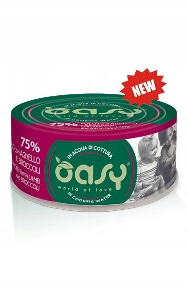 Oasy Oasy More Love Chicken with Lamb and Broccoli 70gr
