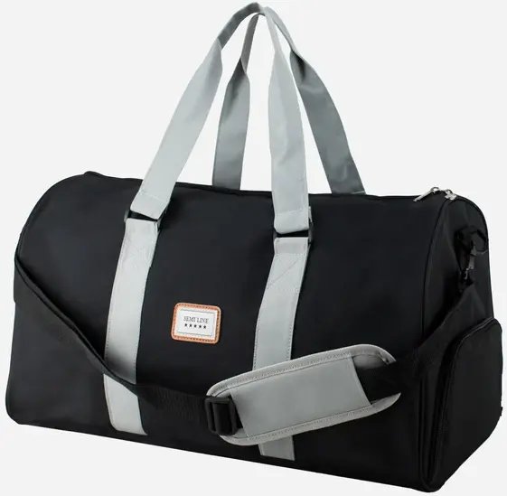 Semi Line Torba sportowa/fitness A3031 czarna