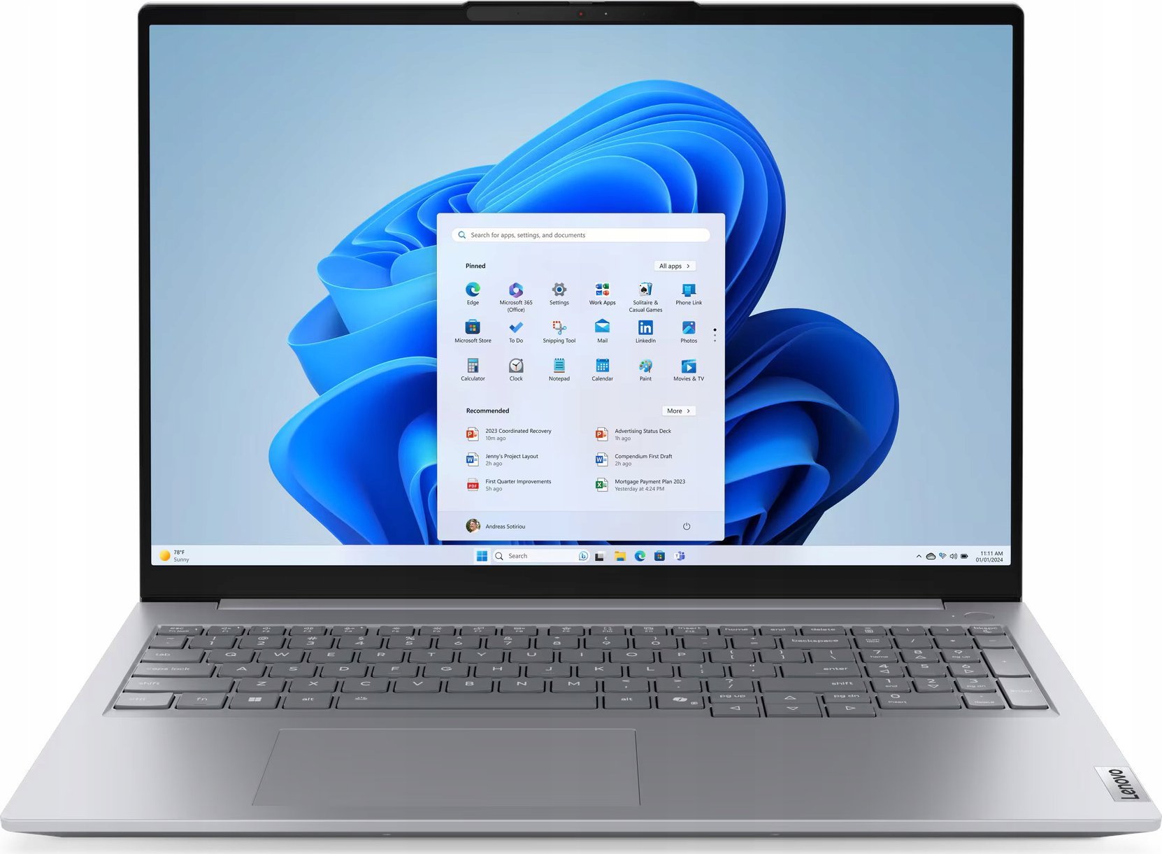 Lenovo ThinkBook 16 G8 IAL Core Ultra 5 225U / 16 GB / 1 TB + 512 GB / 60 Hz / Windows 11 Pro (21SK008PPB)
