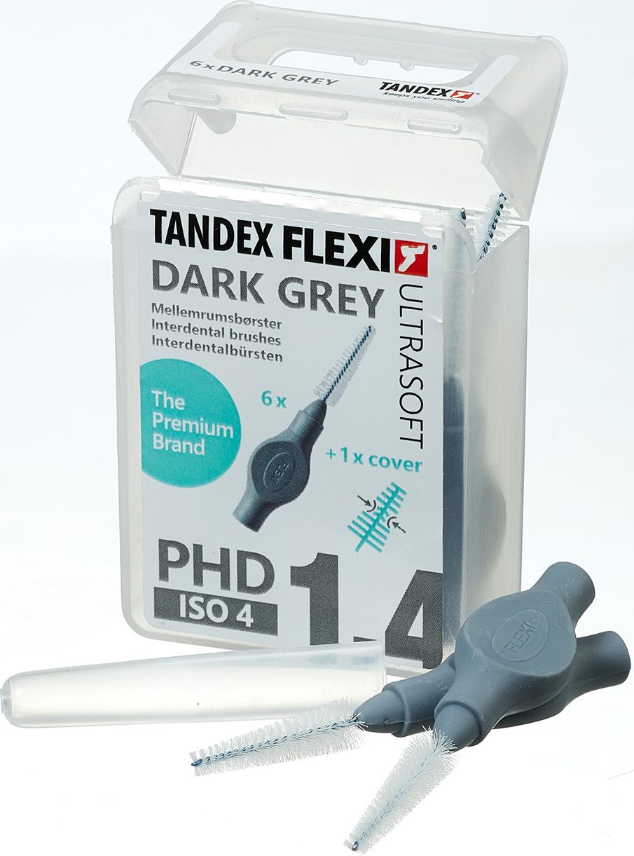 Tandex ( 6 szt.) Flexi Ultra Soft Dark Gray 3,00- 6,00 mm trapezowy