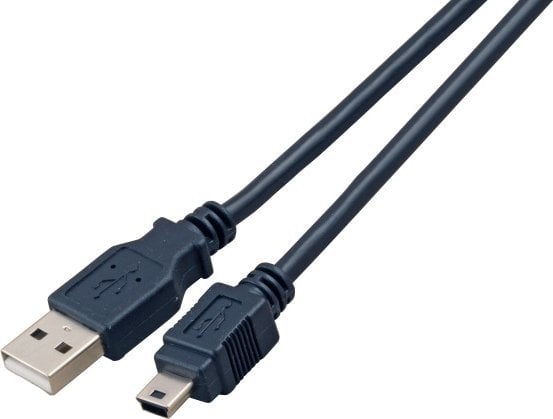 Фото - Кабель Kabel USB EFB USB-A - miniUSB 3 m Czarny (K5250SW.3V2)