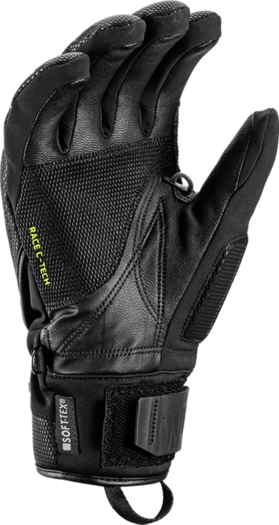 Фото - Лижний одяг Leki RĘKAWICE WCR C-Tech 3D black-lemon 10.5 