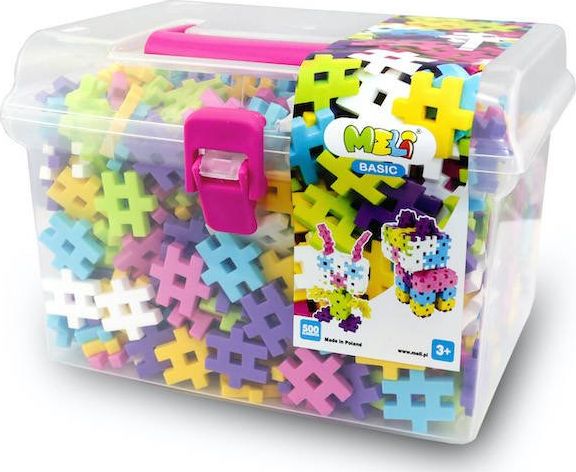 Meli Klocki Pink Basic Travel Box 500 el.