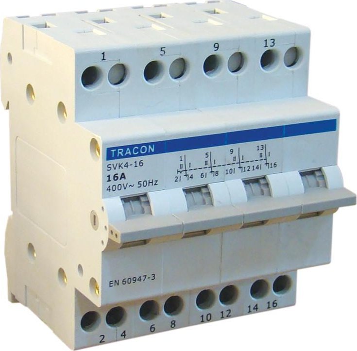 Tracon Electric Przełącznik źródła zasilania SVK4-32 32A 4P