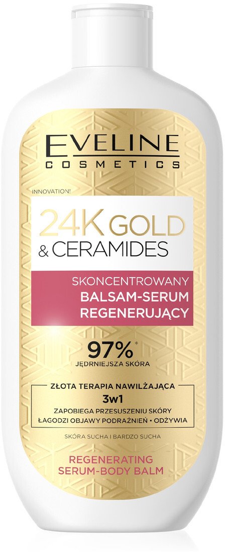 Eveline Eveline 24K Gold & Ceramides Skoncentrowany Balsam-serum regenerujące 3w1 400ml