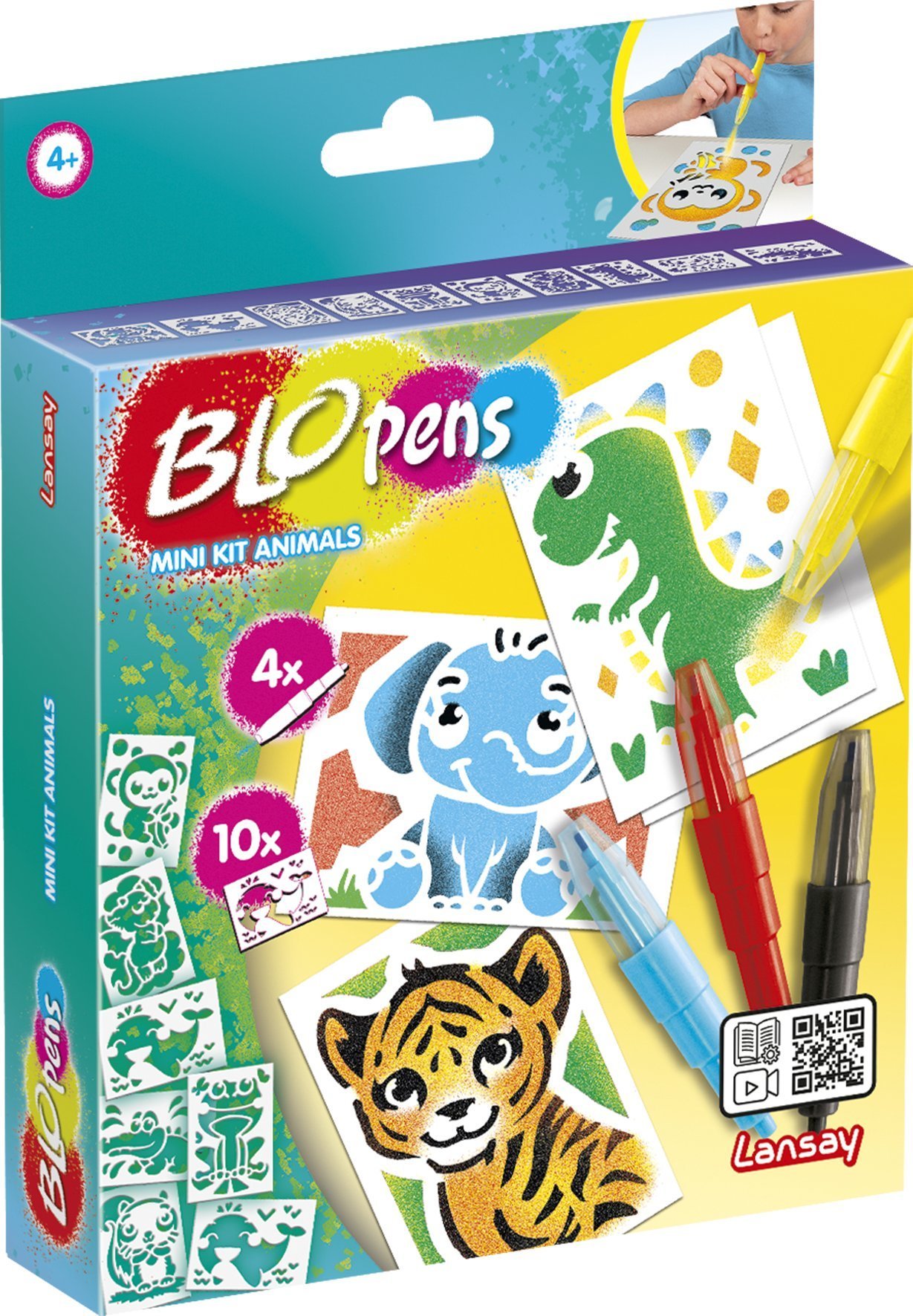 Centropen BLOPENS zestaw 4 mazaki mini zwierzęta 23491
