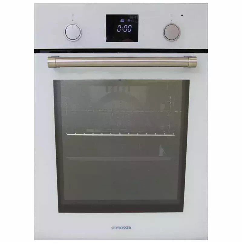 Piekarnik Schlosser 50 L biały/srebrny - Wbudowany elektryczny piekarnik OE459DTW (4779030323835)