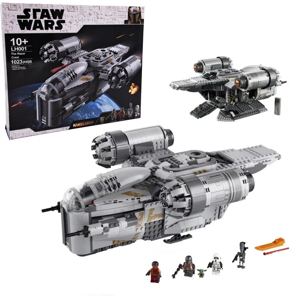 R2 Invest Zestaw klocków STAR WARS Transportowiec łowcy nagród z serialu Mandalorian BRZESZCOT - Zamiennik