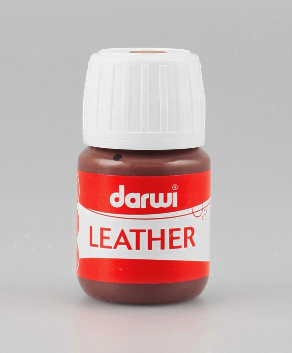 The Clay and Paint Factory Farba do skóry 30 ml Brązowa