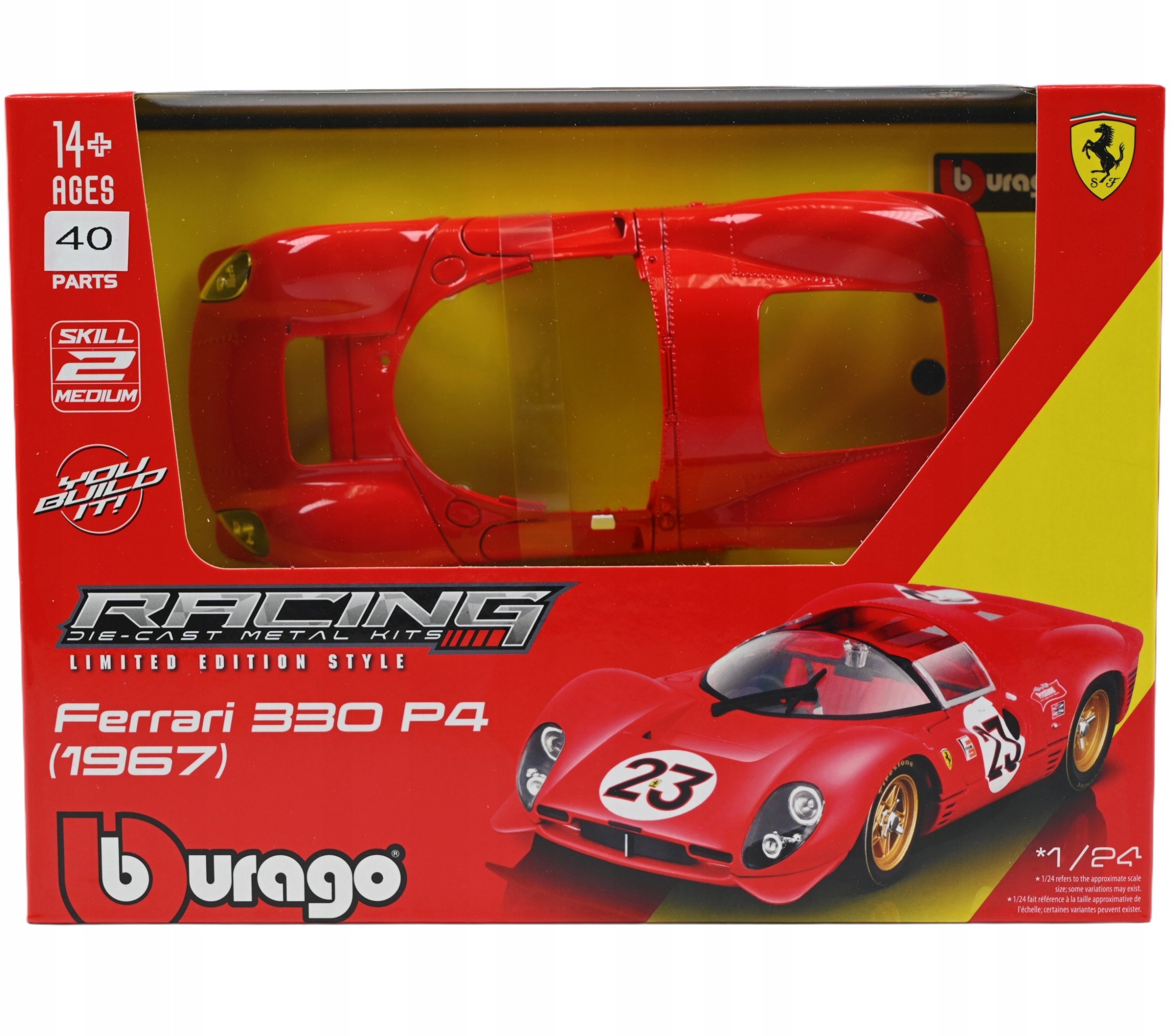 BBU 1:24 Ferrari Racing 330P4 Daytona Red#23 26588