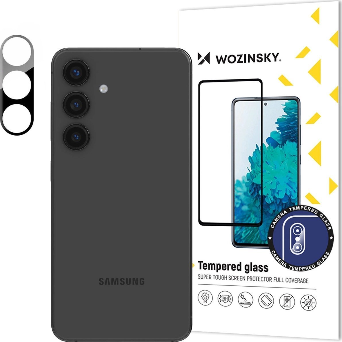 Wozinsky Szkło hartowane 9H na aparat Wozinsky Full Camera Glass na Samsung Galaxy S24