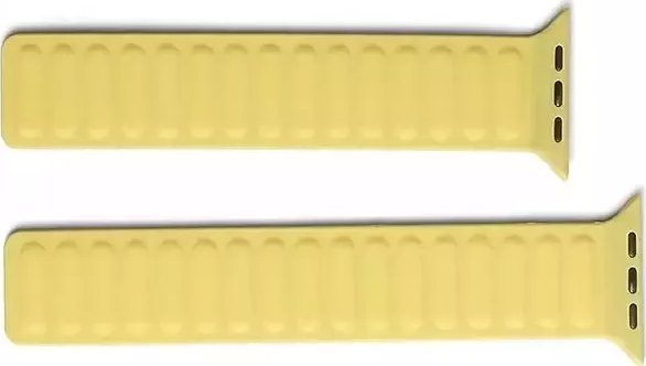 Beline pasek Apple Watch Magnetic 38/40/41mm żółty /yellow