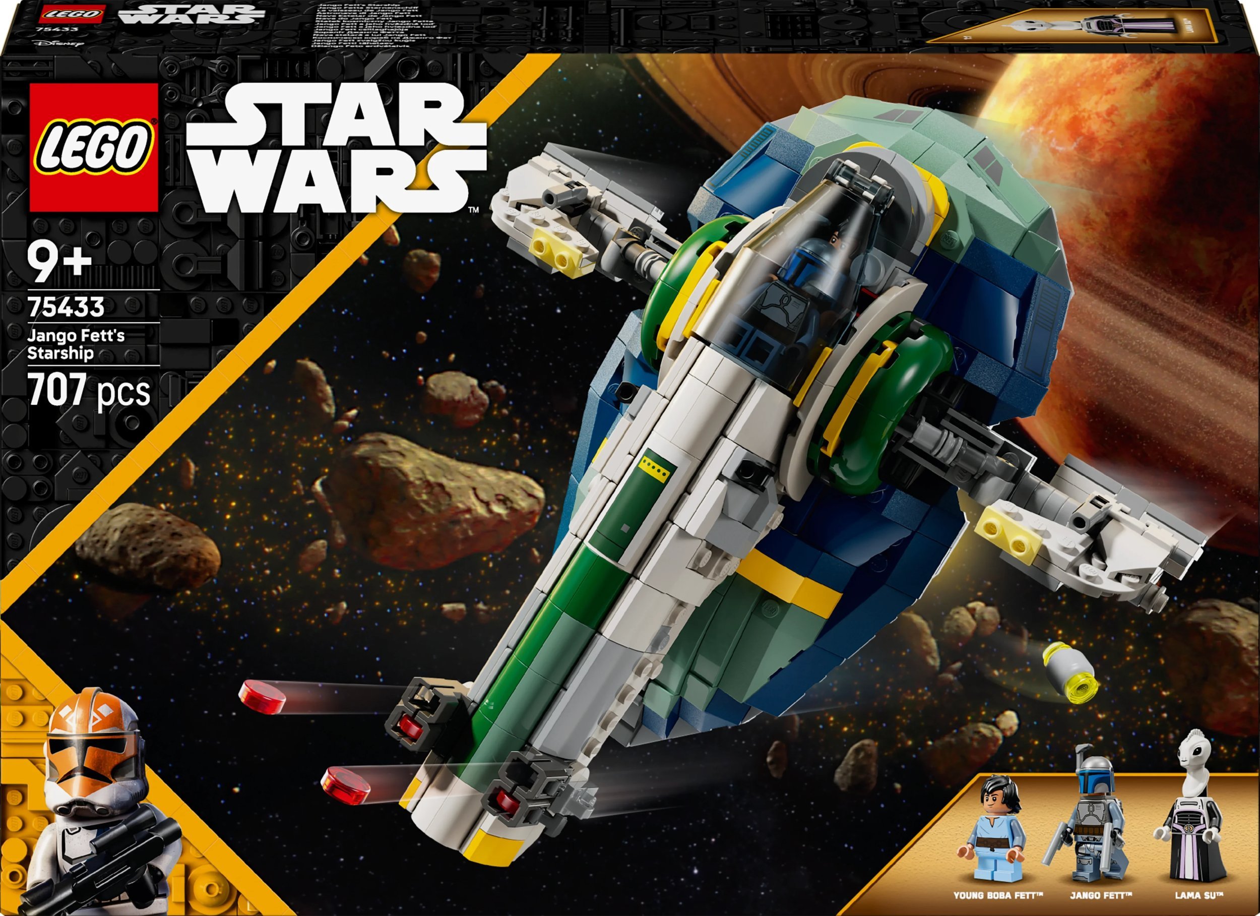Star Wars Statek kosmiczny Jango Fetta (75433)
