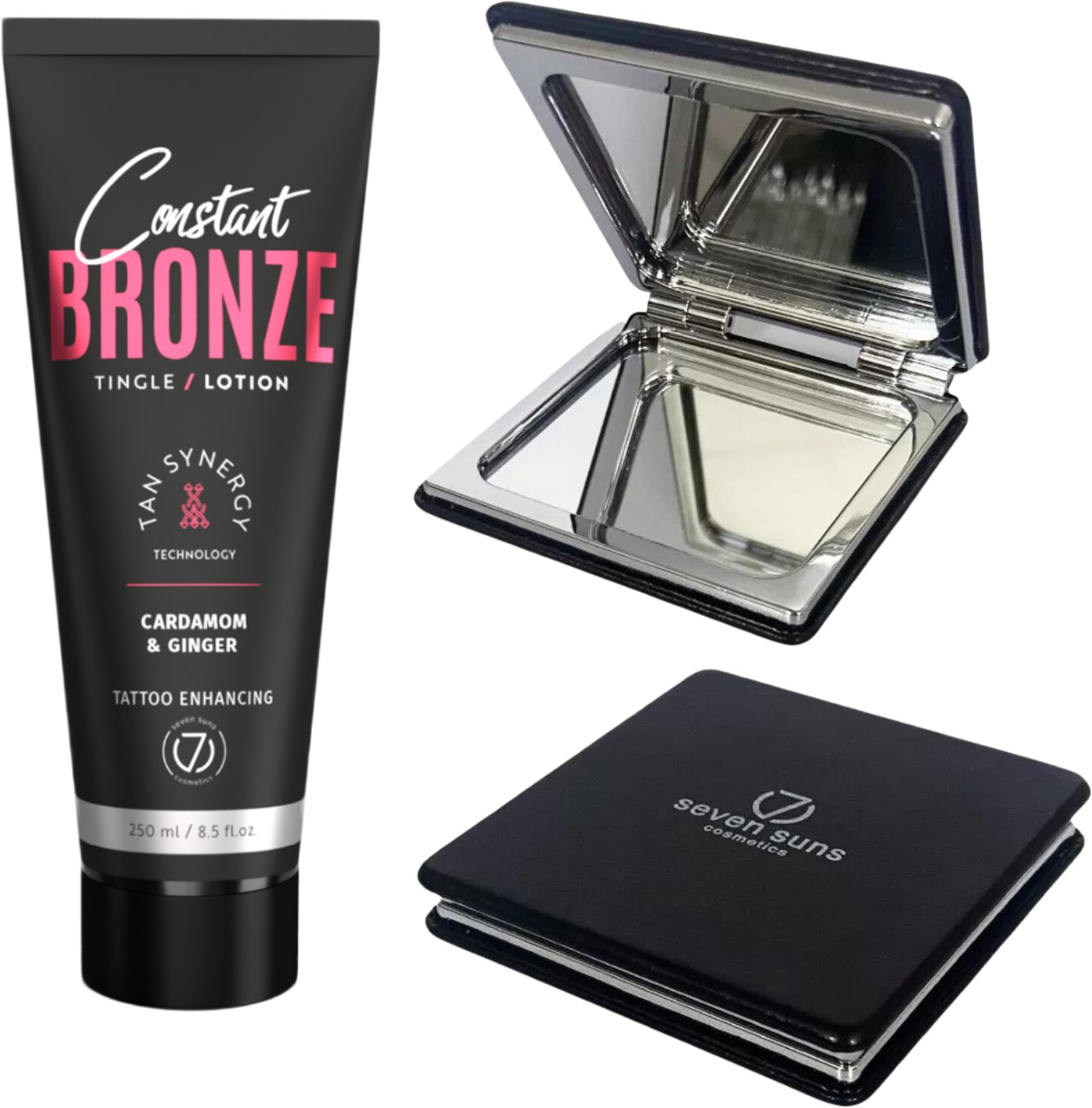 7suns Constant Bronze Tingle Lotion 250ml + Double Mirror