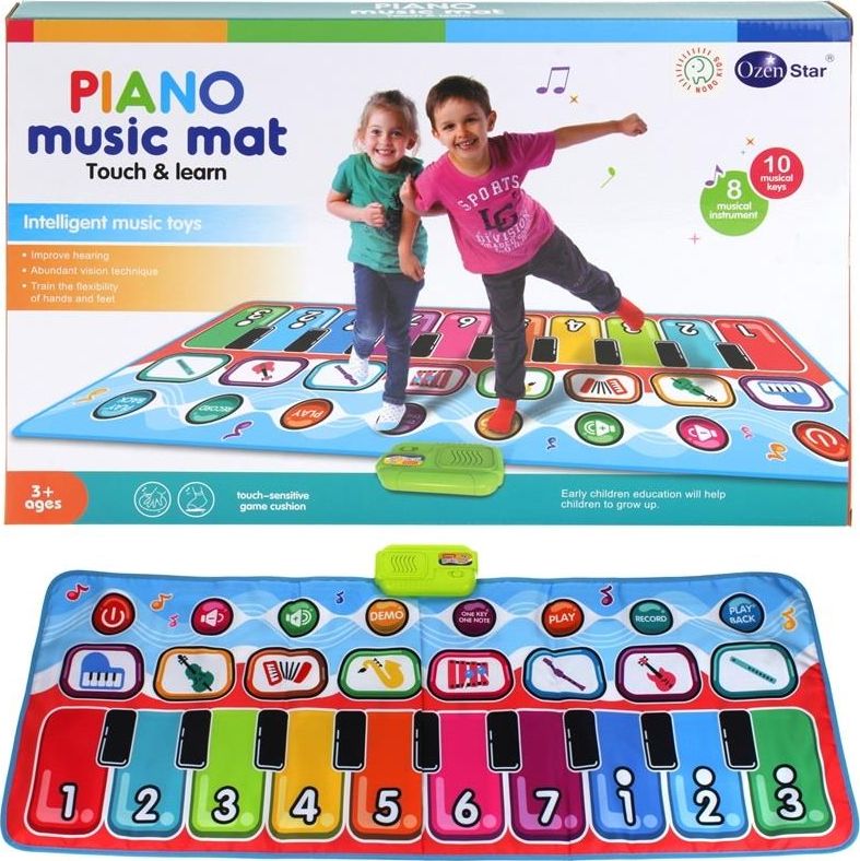 NoboKids Mata Muzyczna Taneczna Pianinko Podłogowe Keyboard