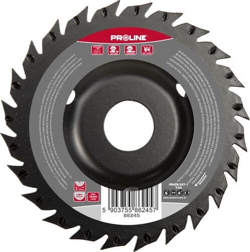 Pro-Line TARCZA WYPUKŁA TARNIK GRUBE ZĘBY Z PIŁĄ 115MM PROLINE