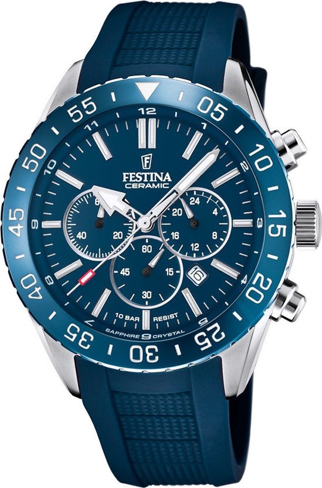 Zegarek Festina Zegarek męski Festina F20515-1 niebieski