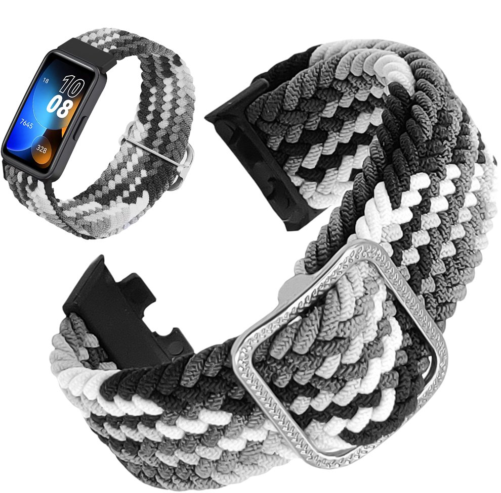 ChronSmarta Pasek ChronSmarta do smartband'a Huawei Band 7 (Białoczarny)