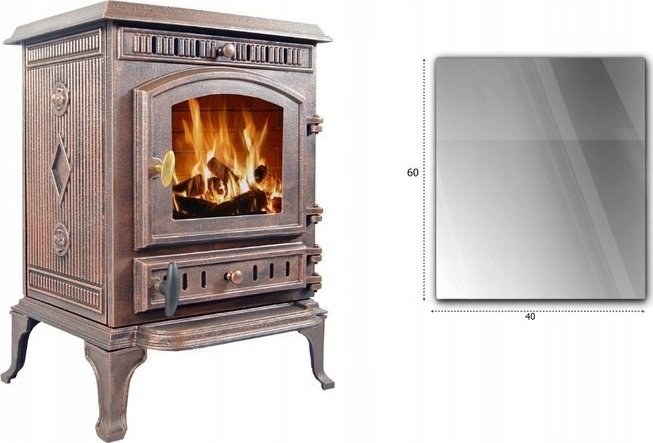 ATENA PIEC ŻELIWNY PIECYK KOZA KOMINEK 9KW