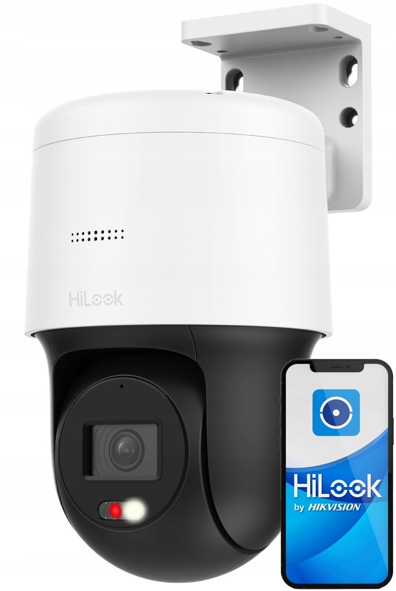 Kamera IP HiLook Kamera obrotowa Hikvision 2MP mikrofon głośnik SD