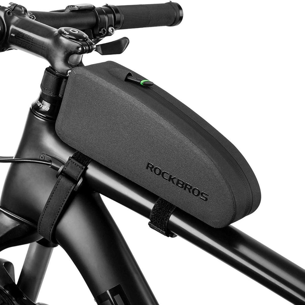 RockBros Torba rowerowa mocowana na ramę wodoodporna 1.5l AS-019 - czarna Torba rowerowa mocowana na...