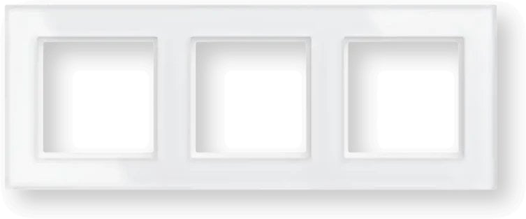 Homematic IP Glasrahmen 3-fach