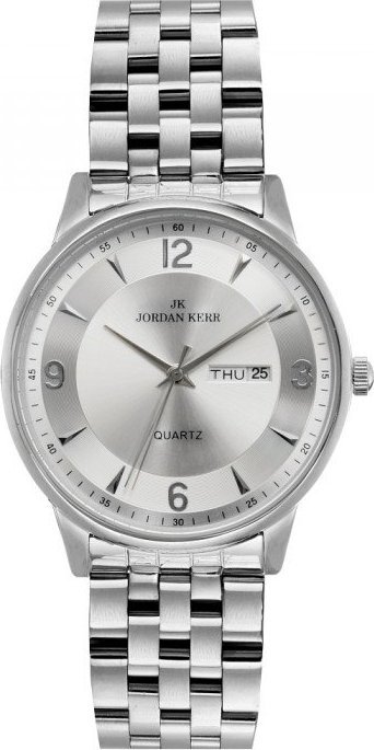 Zegarek Jordan Kerr Zegarek męski Jordan Kerr CASTIL L1050 srebrny