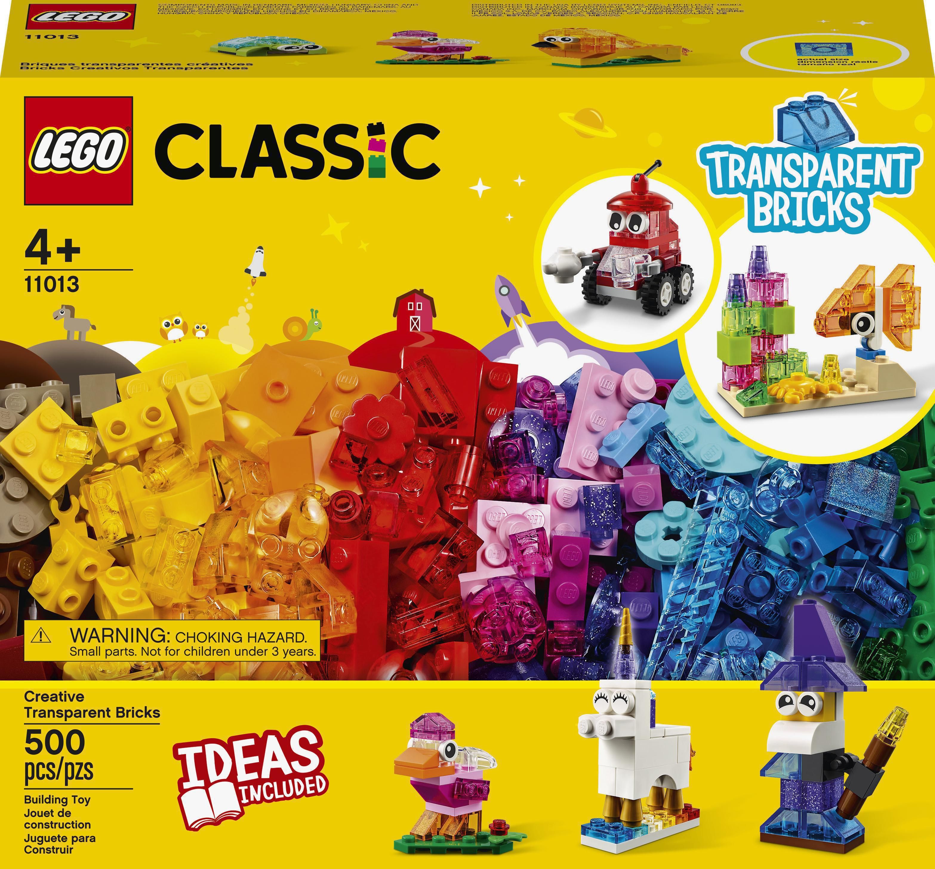 LEGO Classic Kreatywne przezroczyste klocki (11013)
