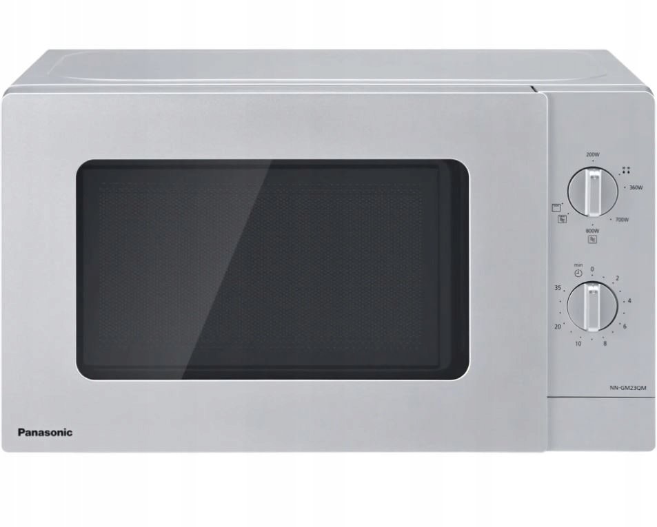 Panasonic NN-GM23QMEPG kompaktowa kuchenka mikrofalowa z grillem Srebrna