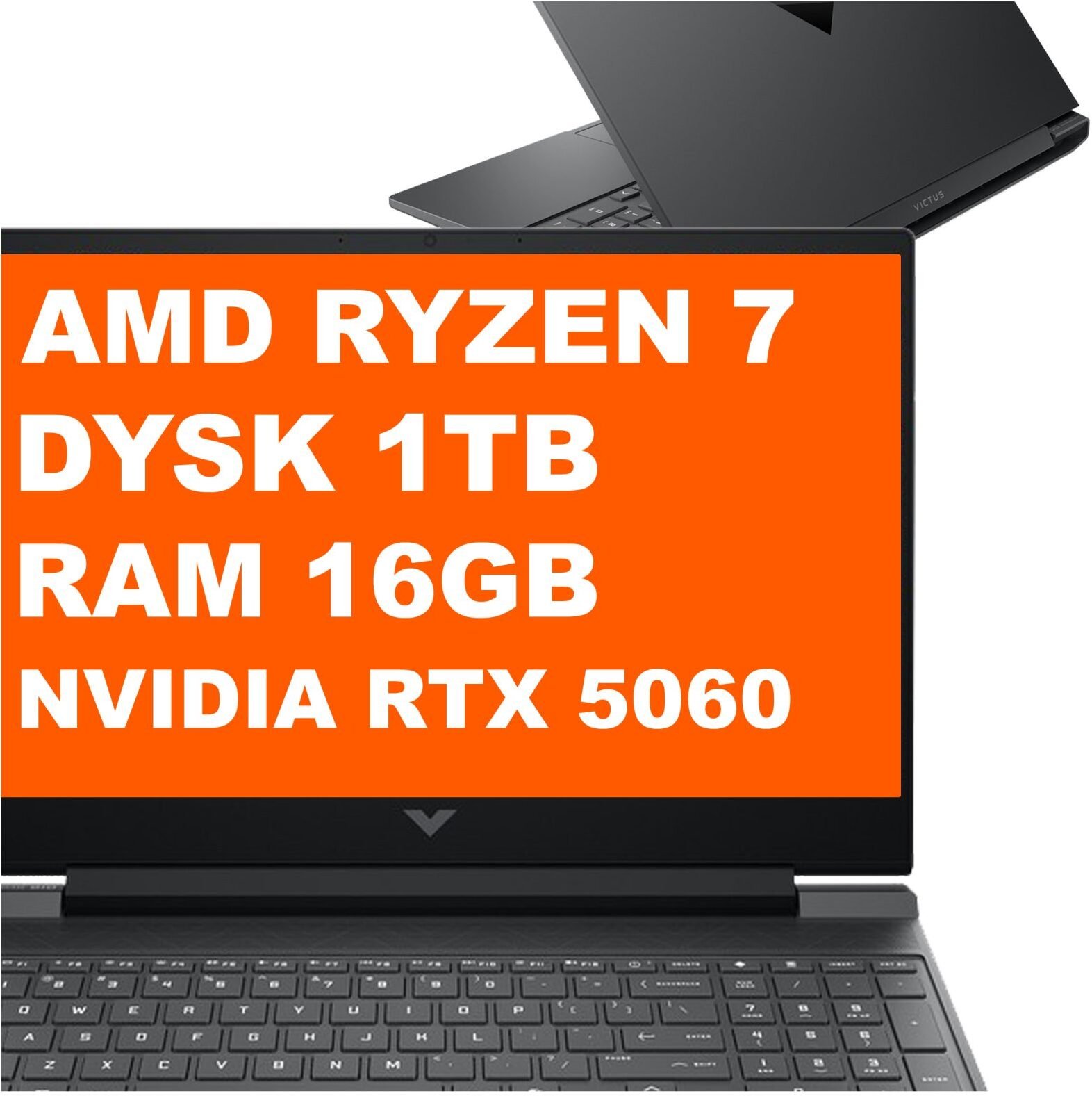 HP Victus 15-fb3000ni Ryzen AI 7 350 / 16 GB / 1 TB / W11 / RTX 5060 / 144 Hz (BP5Q3EA)
