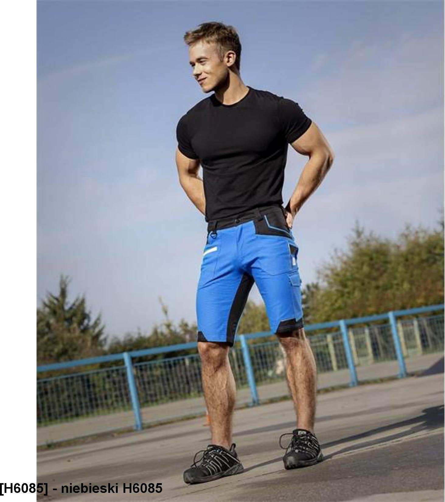 Ardon ARDON 4Xstretch H6085 - Szorty spodenki ARDON4Xstretch niebieskie 46 - niebieski H6085 58