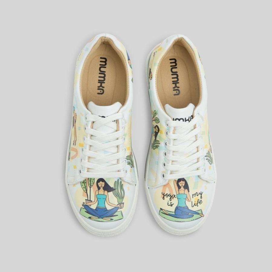 Mumka Shoes Sneakersy Joga to moje życie Mumka-38
