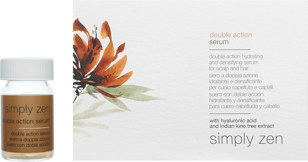 Simply Zen Set, , Double Action, Leave In Scalp Treatment Serum, For Density & Vitality, 12 pcs, 5 ml For Women